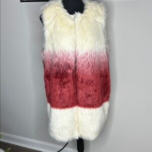 Hot & Delicious Gradient Faux Fur Vest